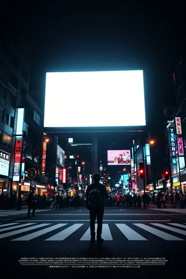 交差点之歌 灯箱海报